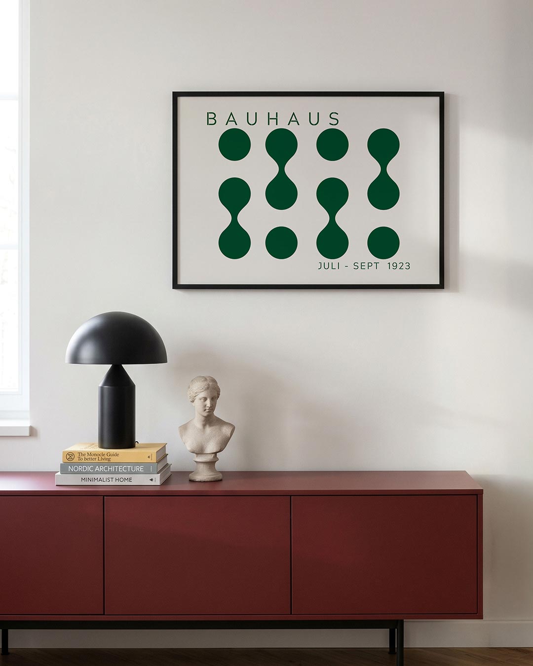 Vorm en ritme – moderne Bauhaus wandkunst als poster