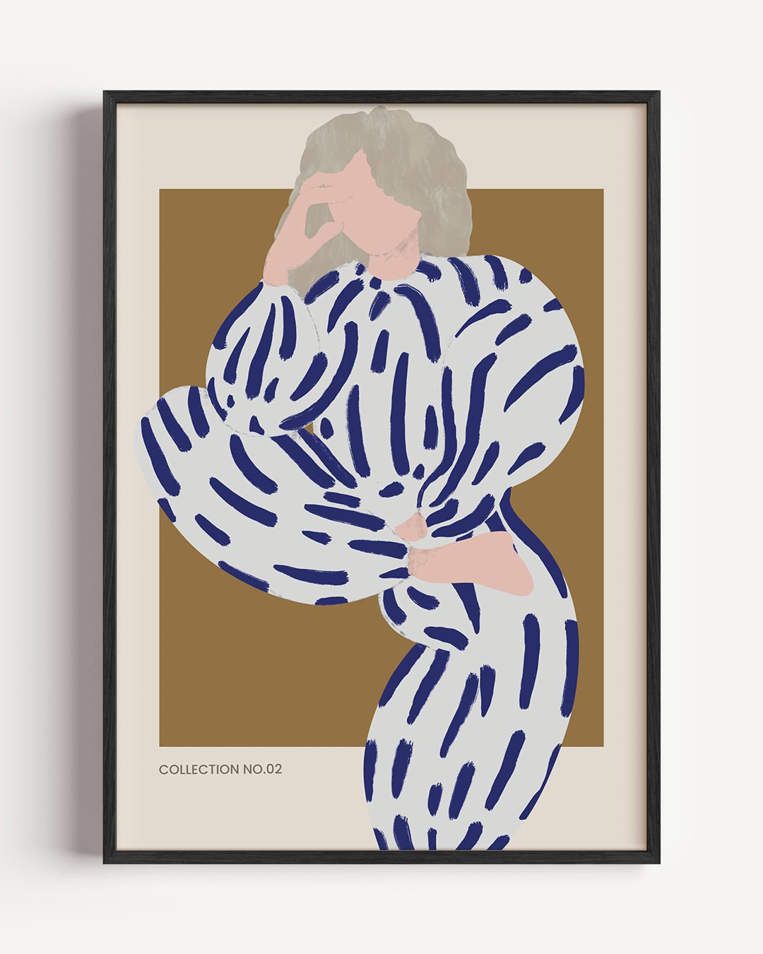 Moderne Elegantie – vrouwelijk portret poster als wanddecoratie