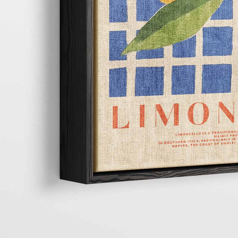 Citrus Serenade Poster – plexiglas wanddecoratie in portret formaat