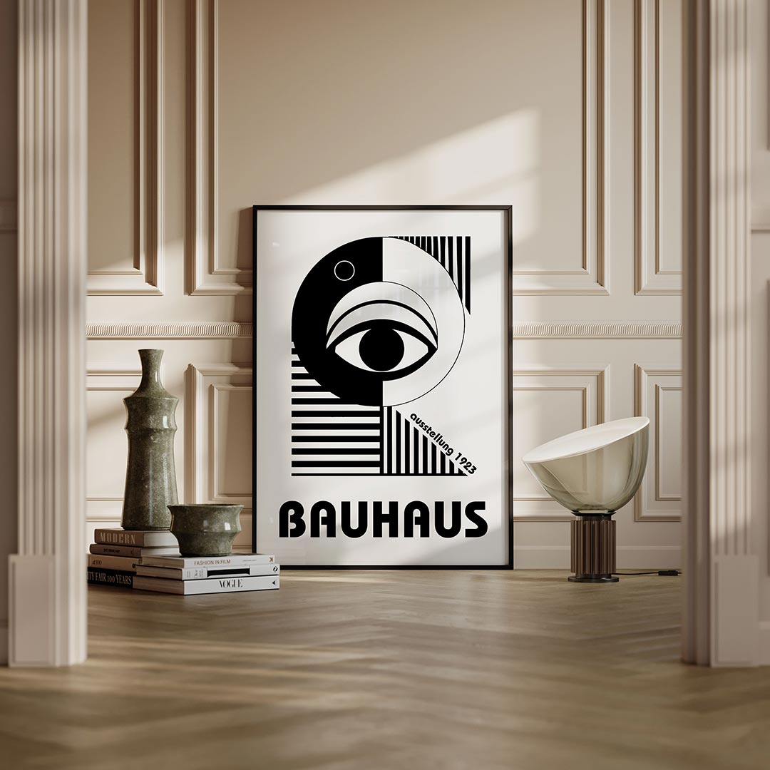  – moderne Bauhaus wandkunst als poster