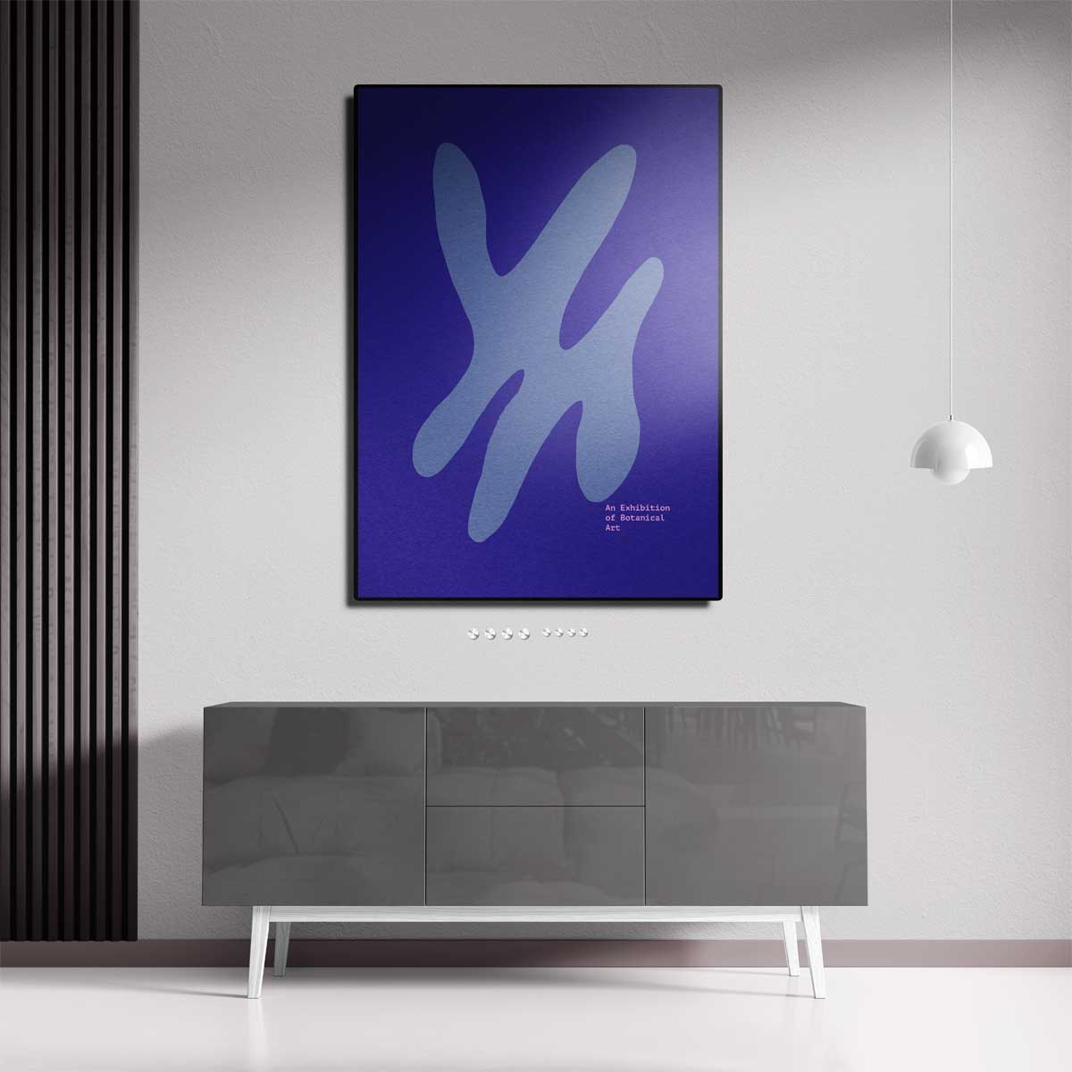Abstracte Botanische Expressie – portret wandkunst van WallArtistic