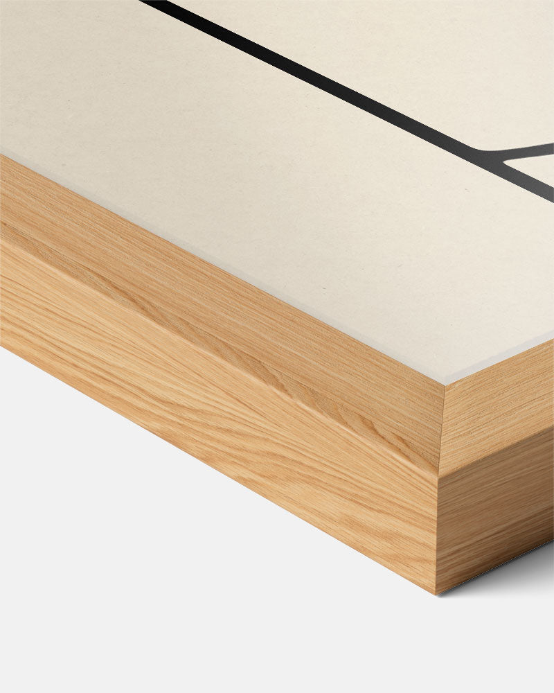 Minimalistische Wijnkunst – staande keuken wanddecoratie van WallArtistic