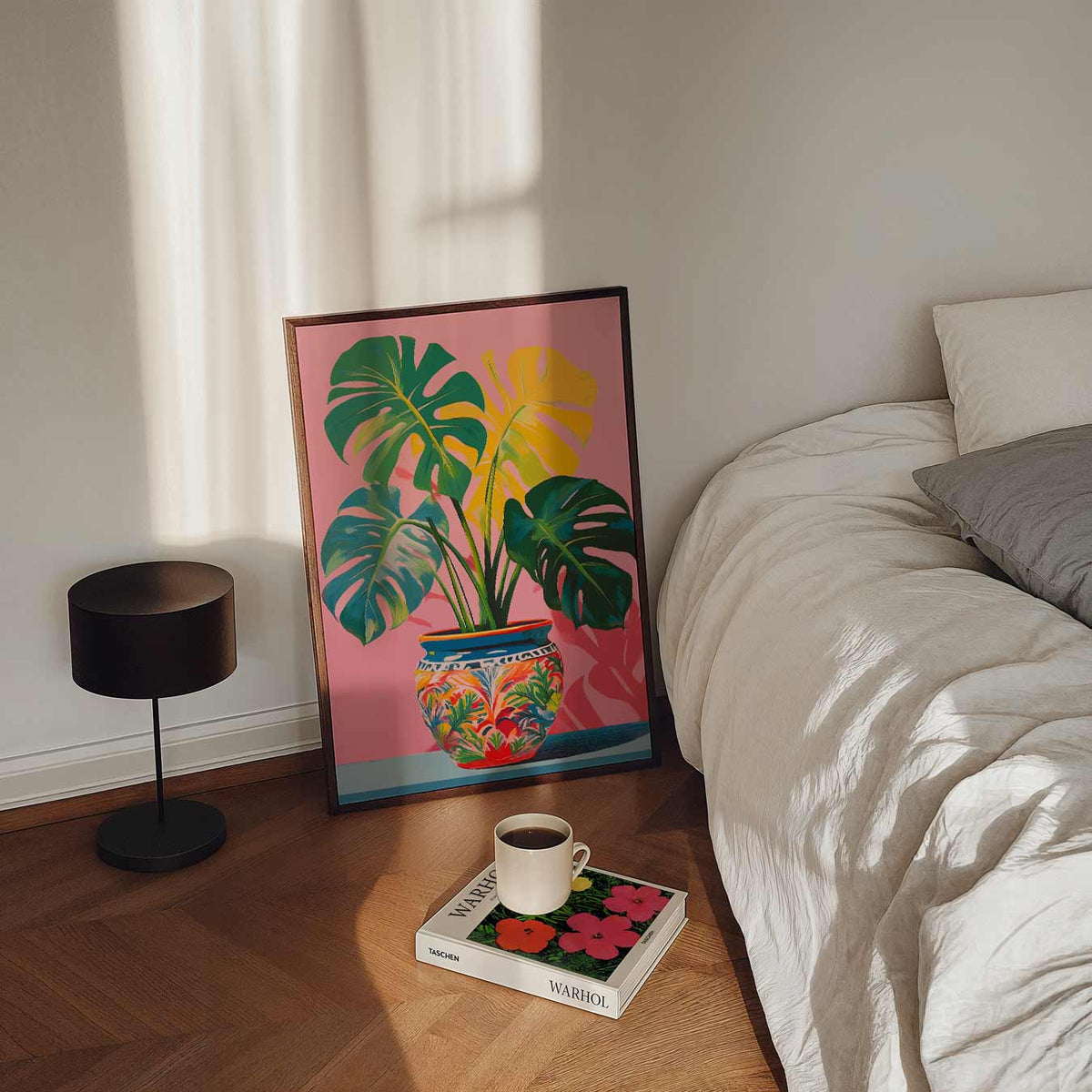 Botanische Elegantie – staande bloemen wanddecoratie van WallArtistic