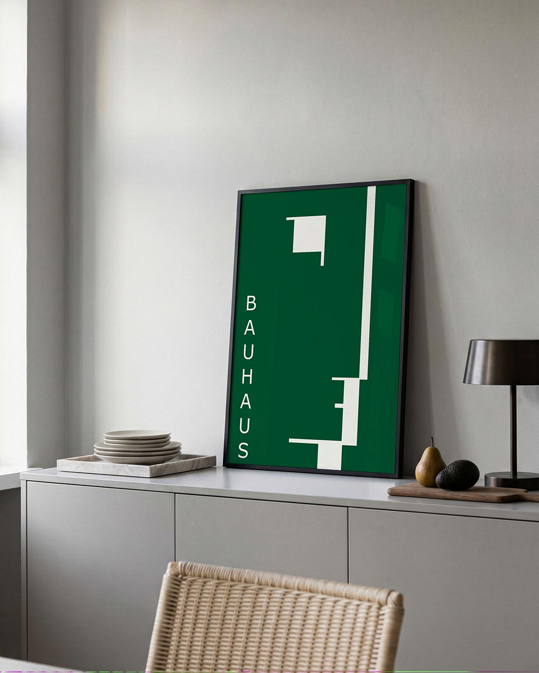  – moderne Bauhaus wandkunst als poster