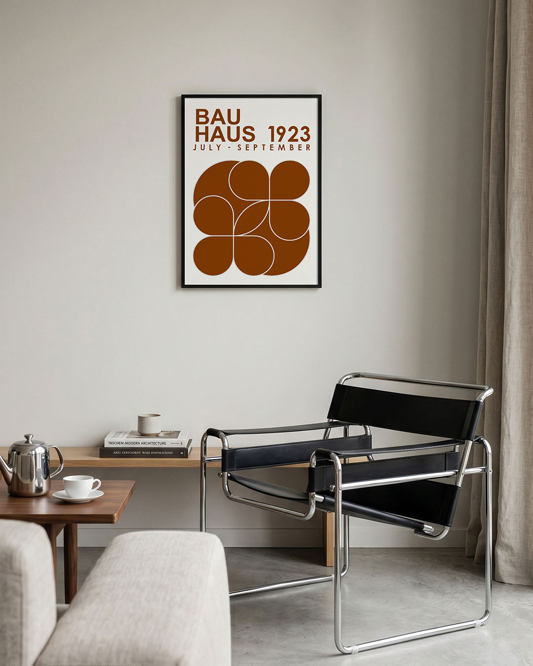 Vorm en kleur – geometrische Bauhaus poster in staand formaat