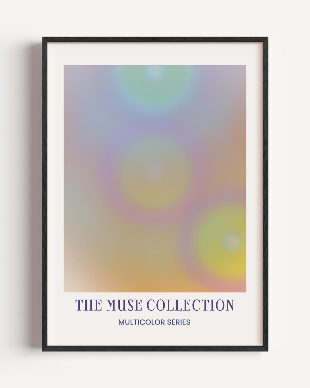Kleurrijke Muse – mindfulness portret poster als wanddecoratie