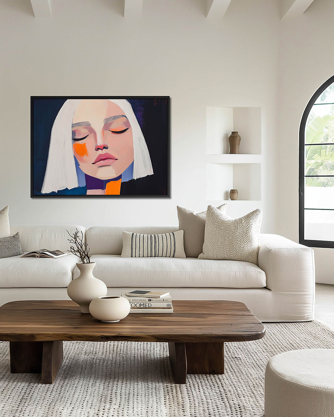 Dromerige portretkleuren – wanddecoratie in interieur