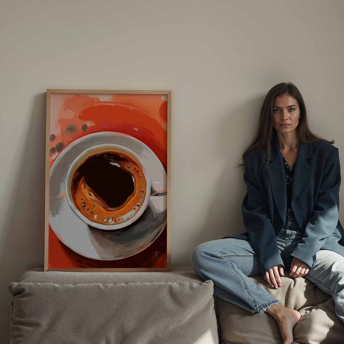 Espresso Bliss Art – staande keuken wanddecoratie van WallArtistic