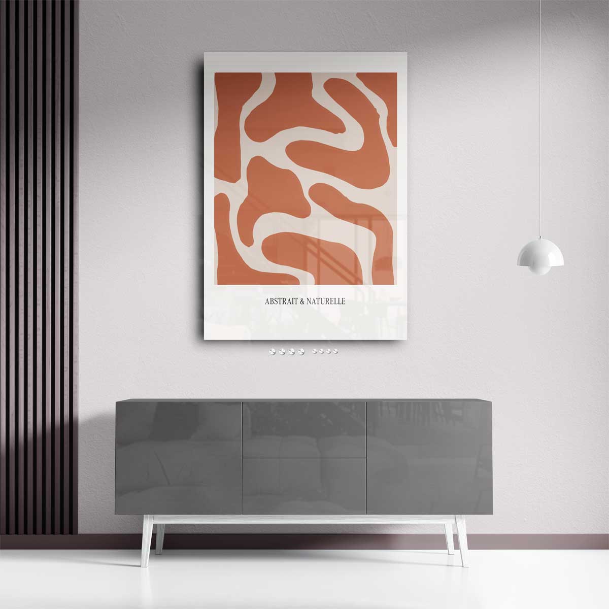 Organische Patroon Wonder – staand kunstwerk voor modern interieur