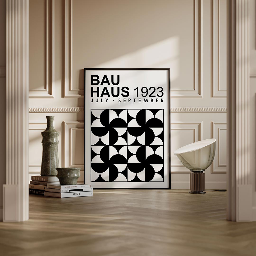  – moderne Bauhaus wandkunst als poster