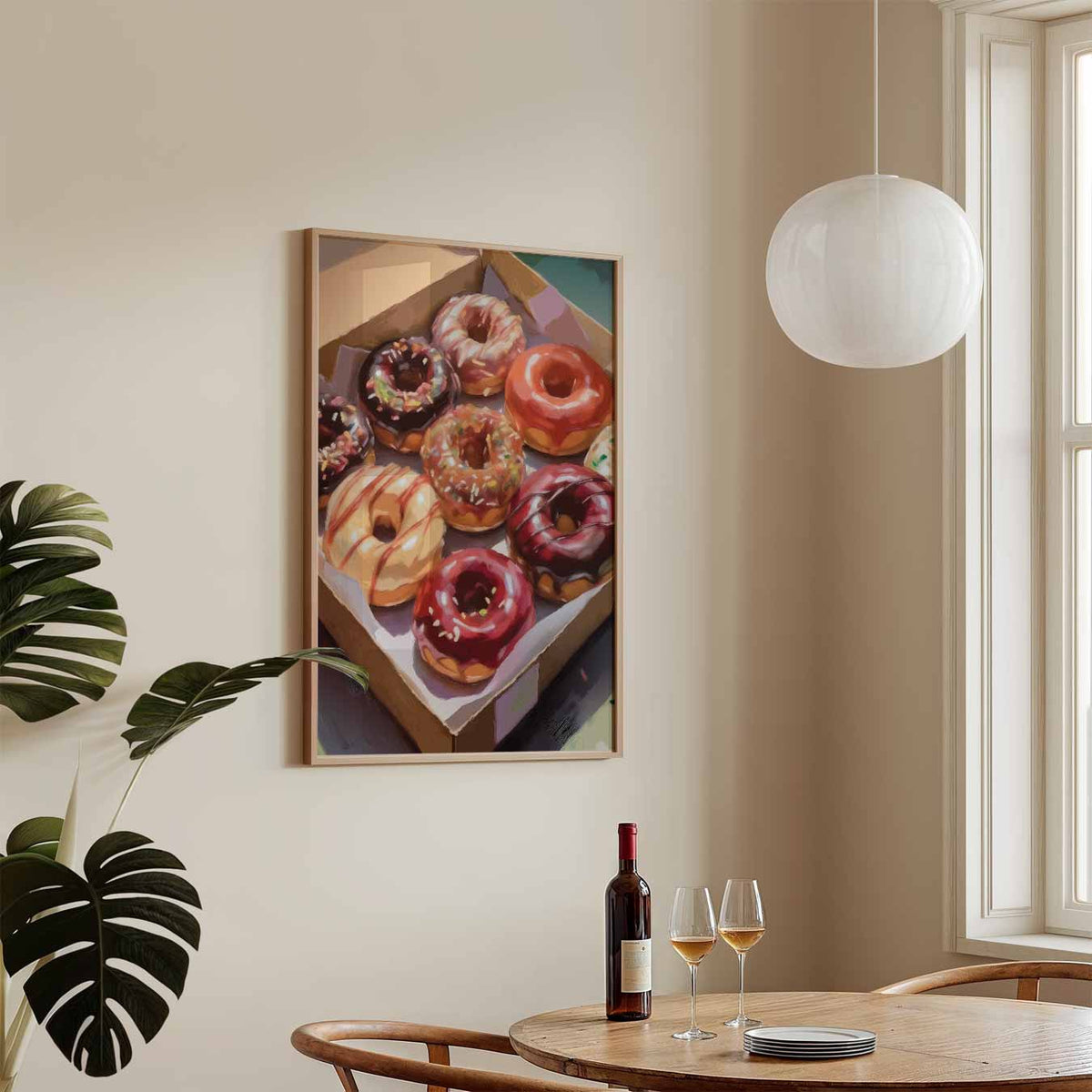 Donuts – keukenposter in staand formaat