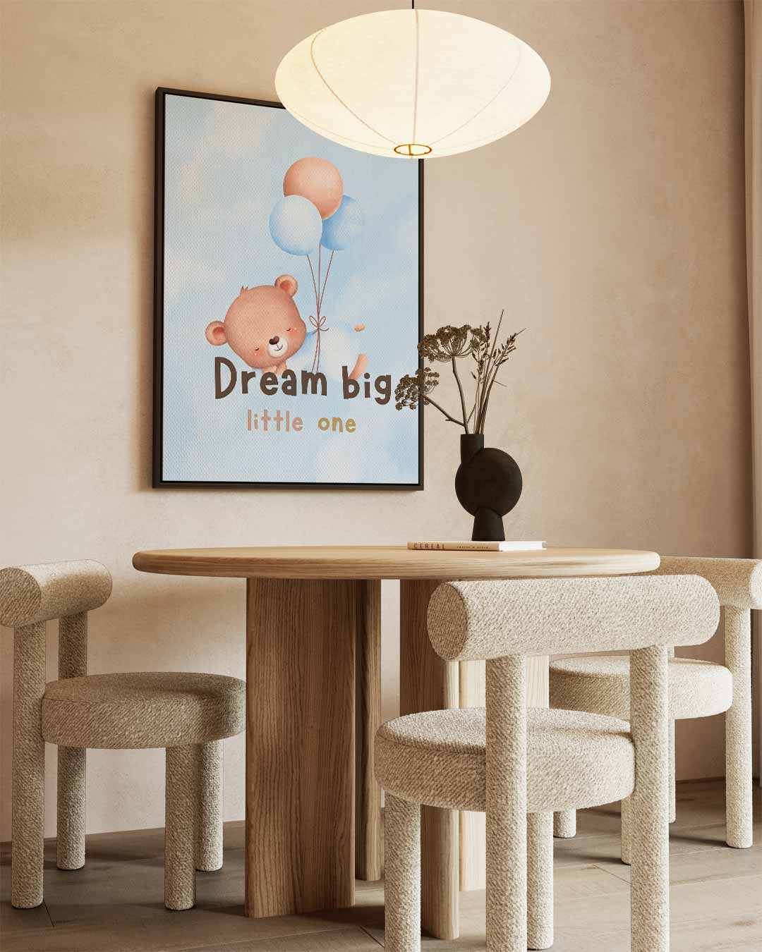 Dromen Met Hartenwens Beer – staand kunstwerk voor modern interieur