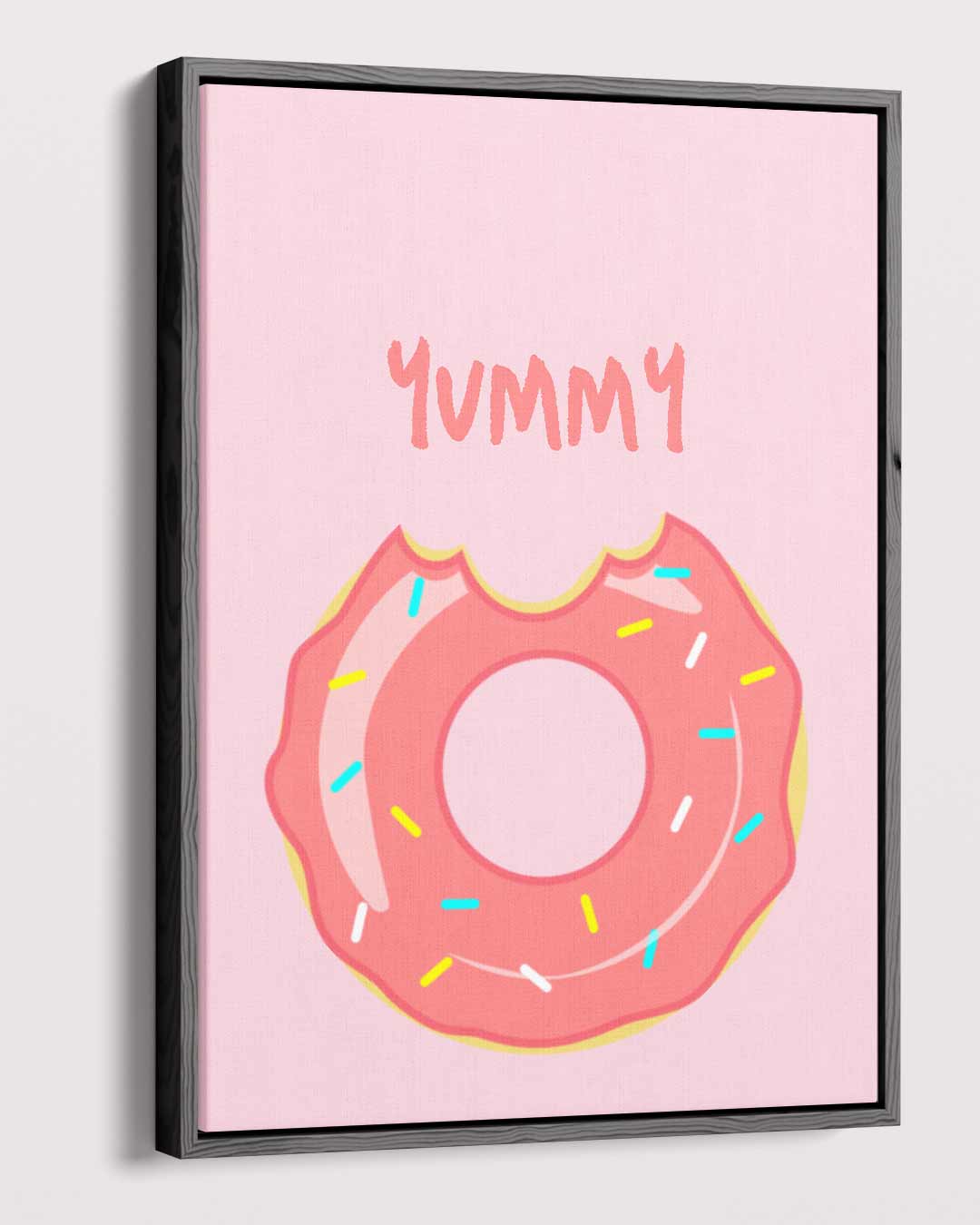 Donut Droom – dibond kunstwerk als wanddecoratie