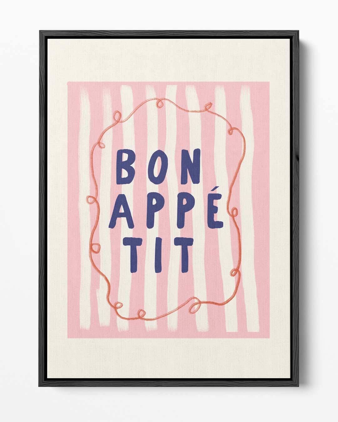 Bon Appétit – portret kunstwerk als wanddecoratie