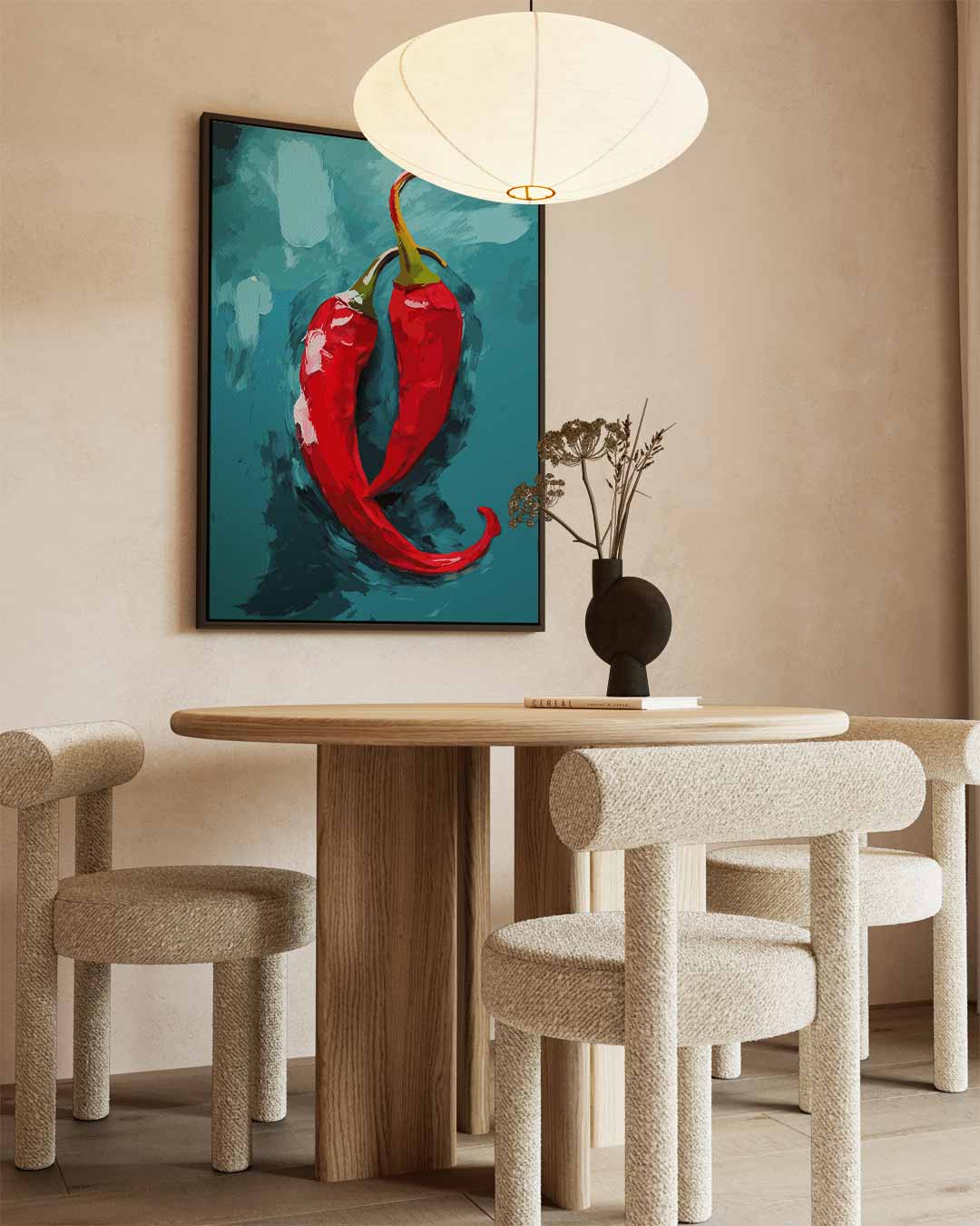 Spice Up Your Space – canvas wanddecoratie in portret formaat