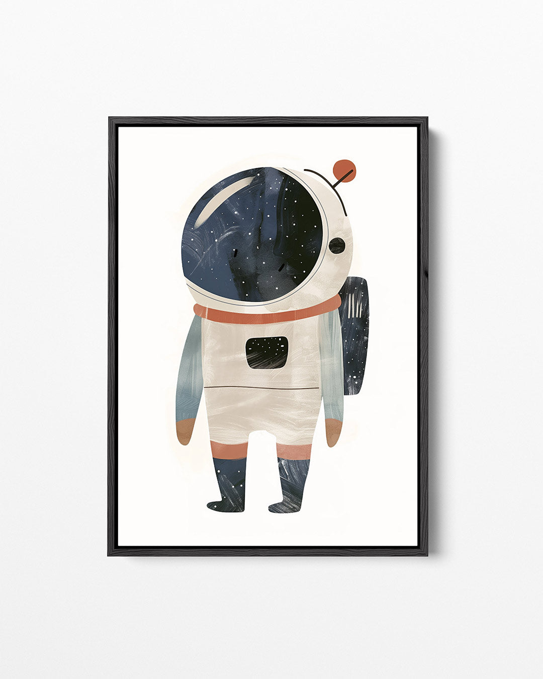 Speelse ruimtefiguur – staand wanddecoratie kunstwerk