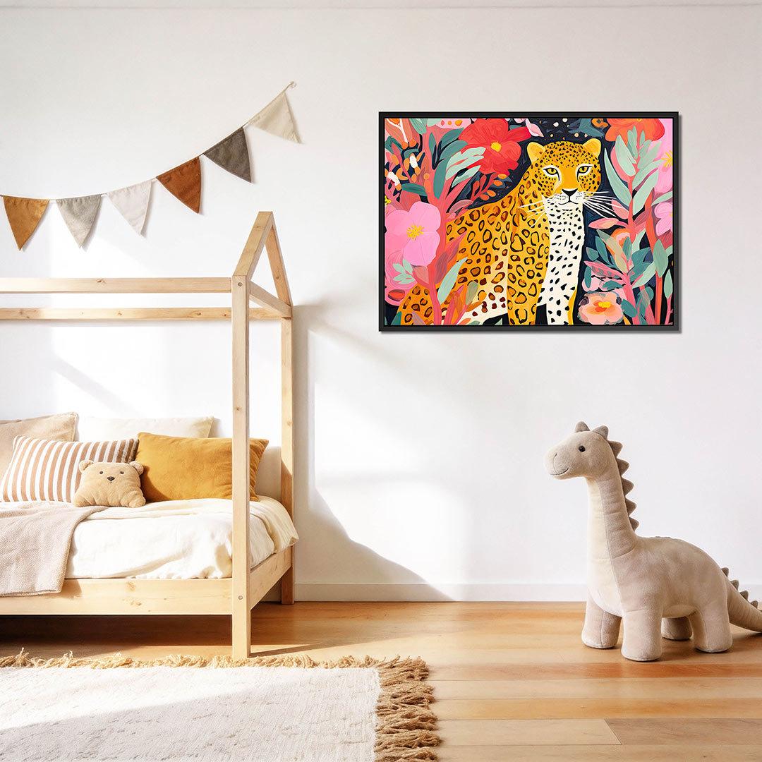 Kleurrijke dierenwereld – op canvas, dibond of plexiglas