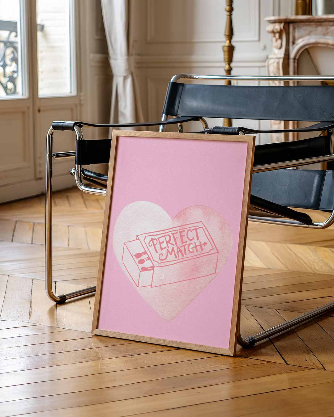 Perfect Match Heart – zomer portret poster, afbeelding 7