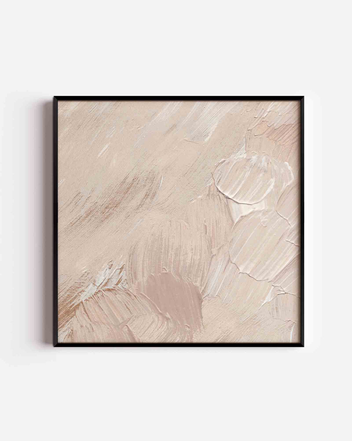 Beige textuur – schilderkunst vierkante poster als wanddecoratie