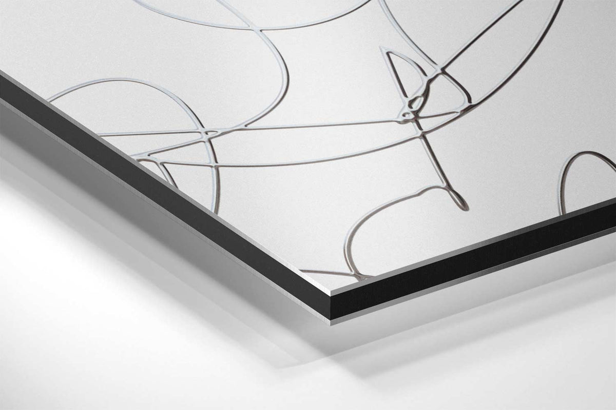 Ruimtelijk Hart Lollyart – canvas kunstwerk als wanddecoratie