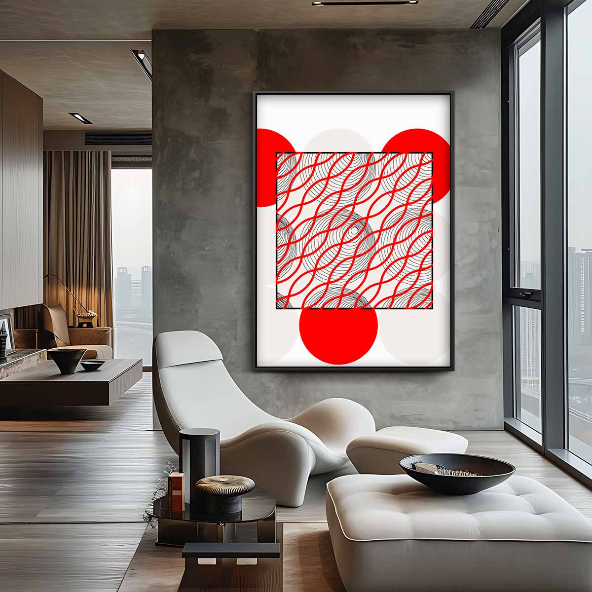 Vrolijk Vlechten – canvas wanddecoratie in portret formaat