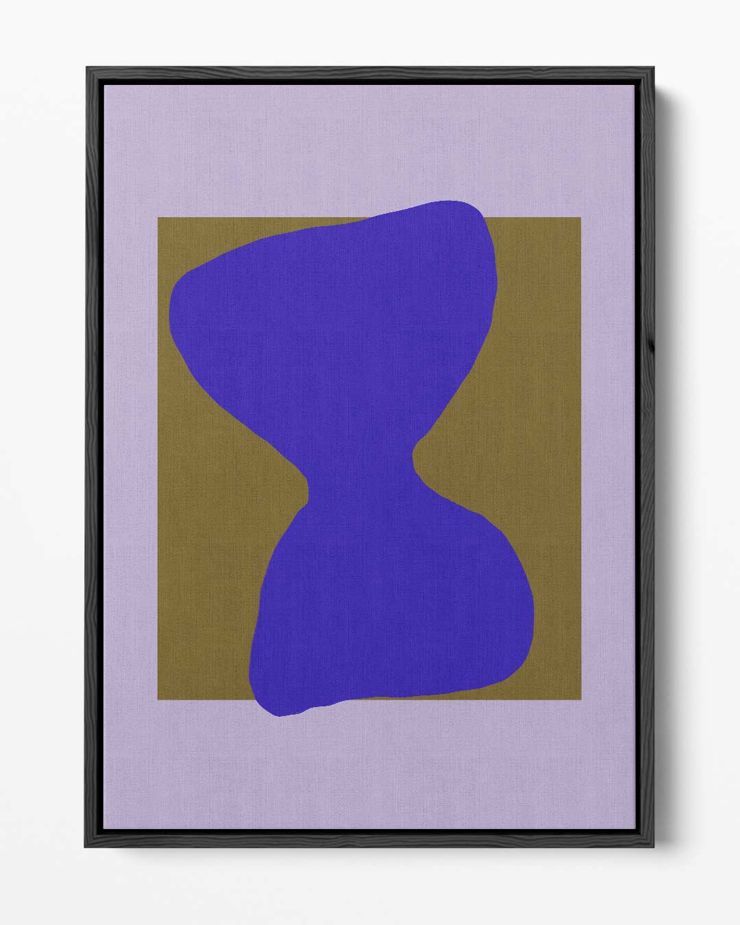 Vloeiende Tijdsillusie – portret kunstwerk als wanddecoratie