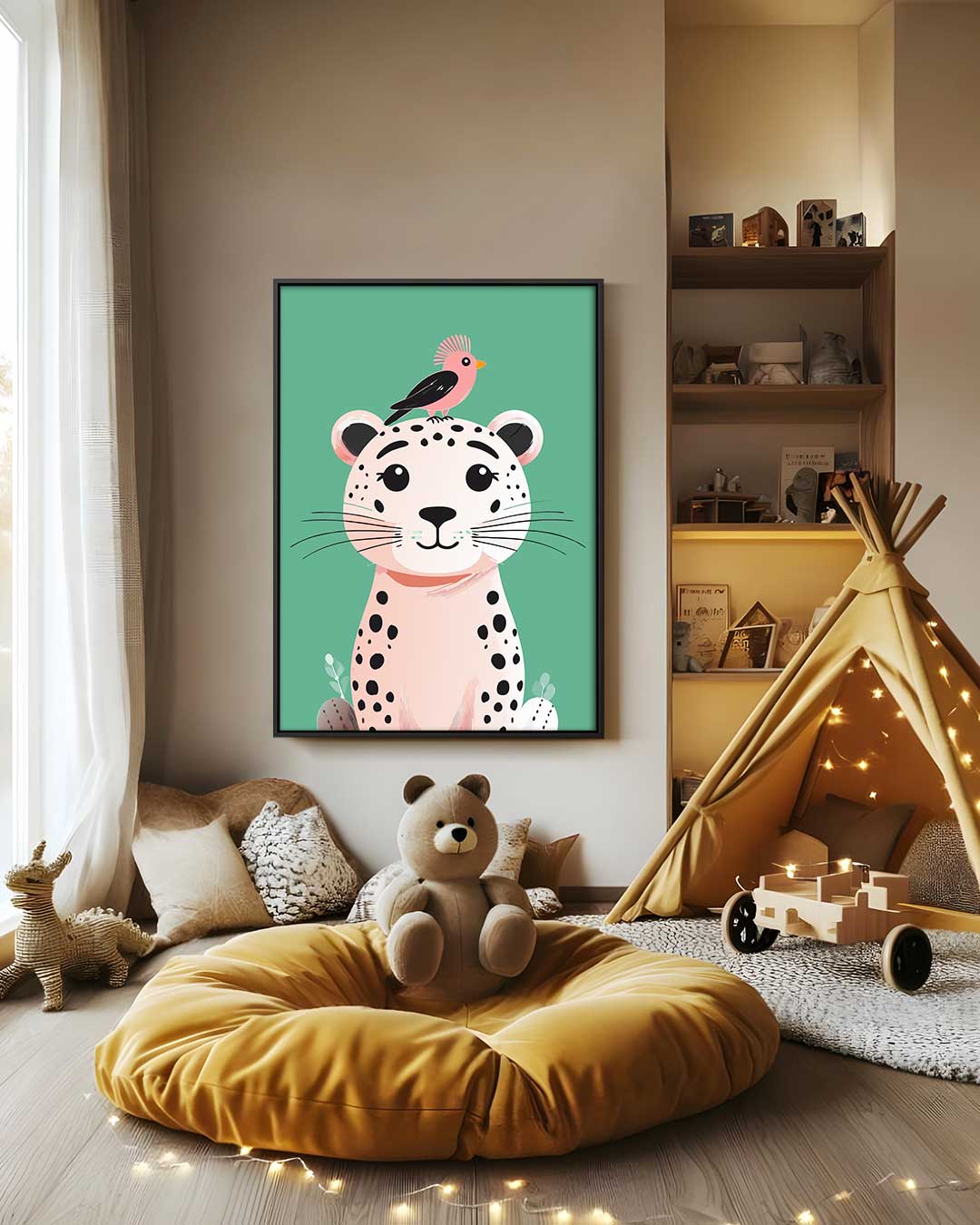 Vertrouwde Vrienden – modern portret kunstwerk van WallArtistic