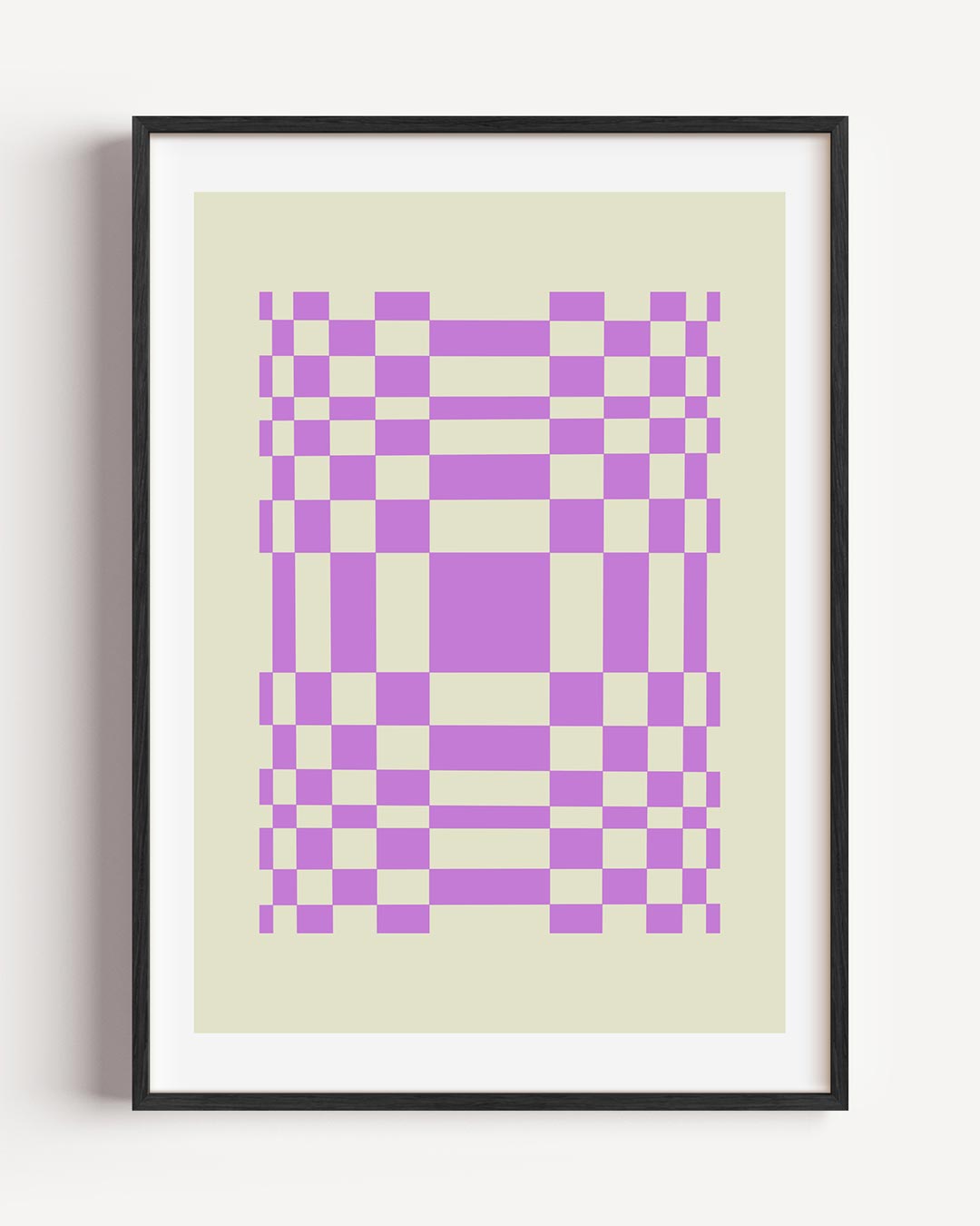 Stijlvolle Geometrische – moderne portret poster als wanddecoratie