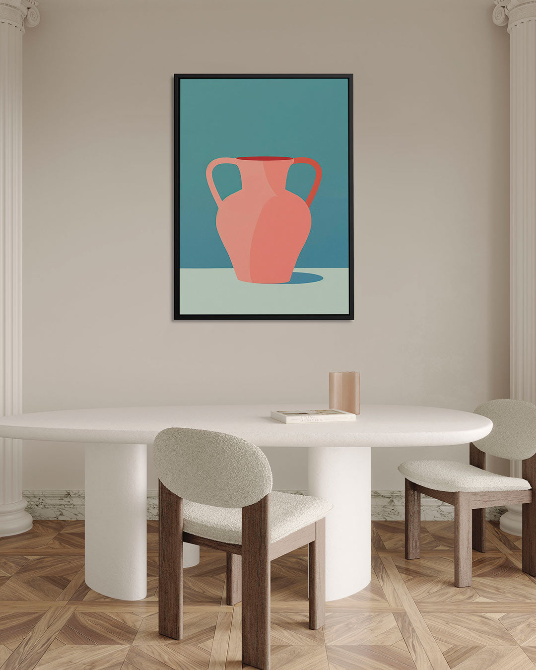 Vaas met schaduw – alternatieve weergave van het kunstwerk
