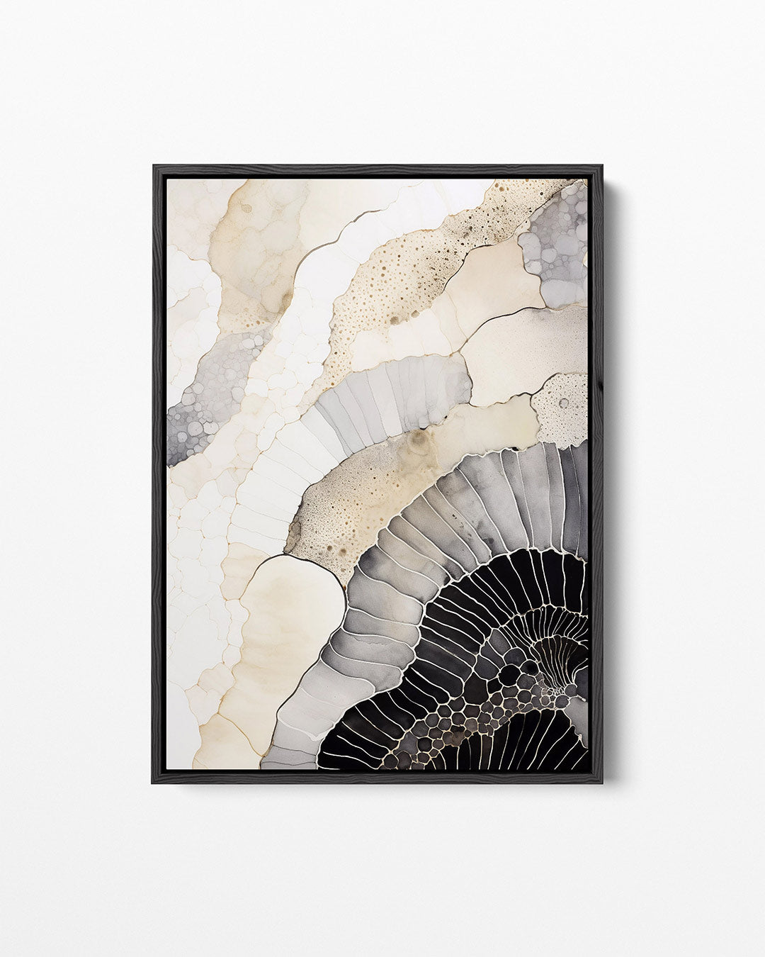 Organische lijnen – staand wanddecoratie kunstwerk