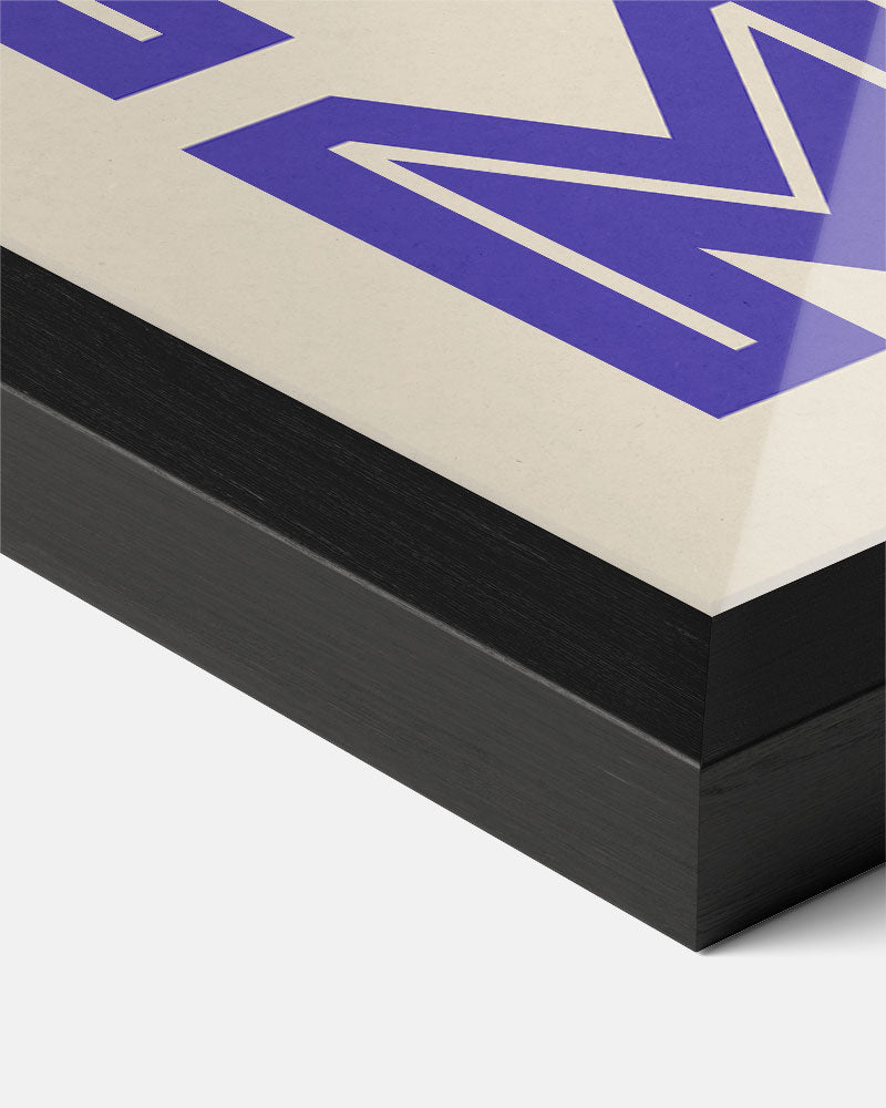 Inspirerende Muse – zomer poster als frisse staande wanddecoratie