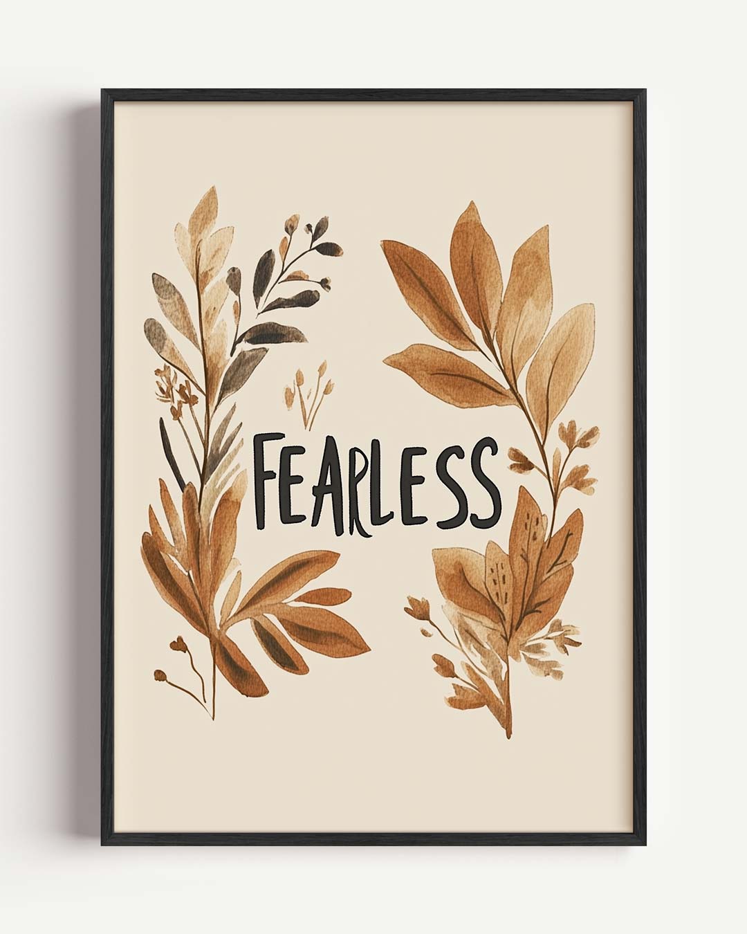 Fearless Nature – kids portret poster als wanddecoratie
