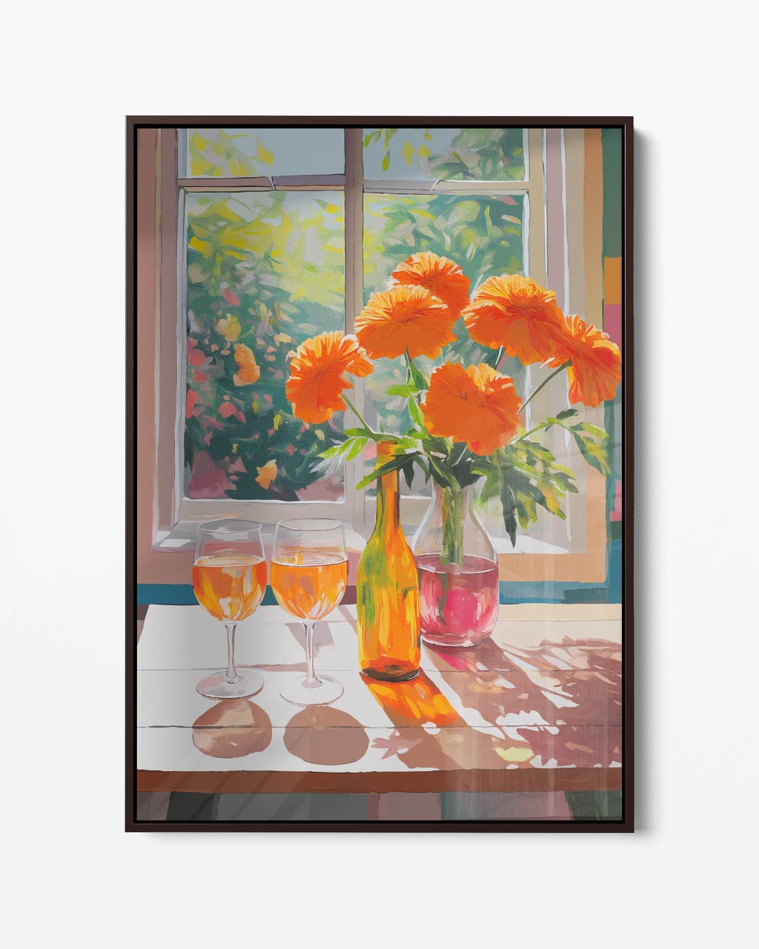 Zomers Licht in de Kamer – portret kunstwerk als wanddecoratie