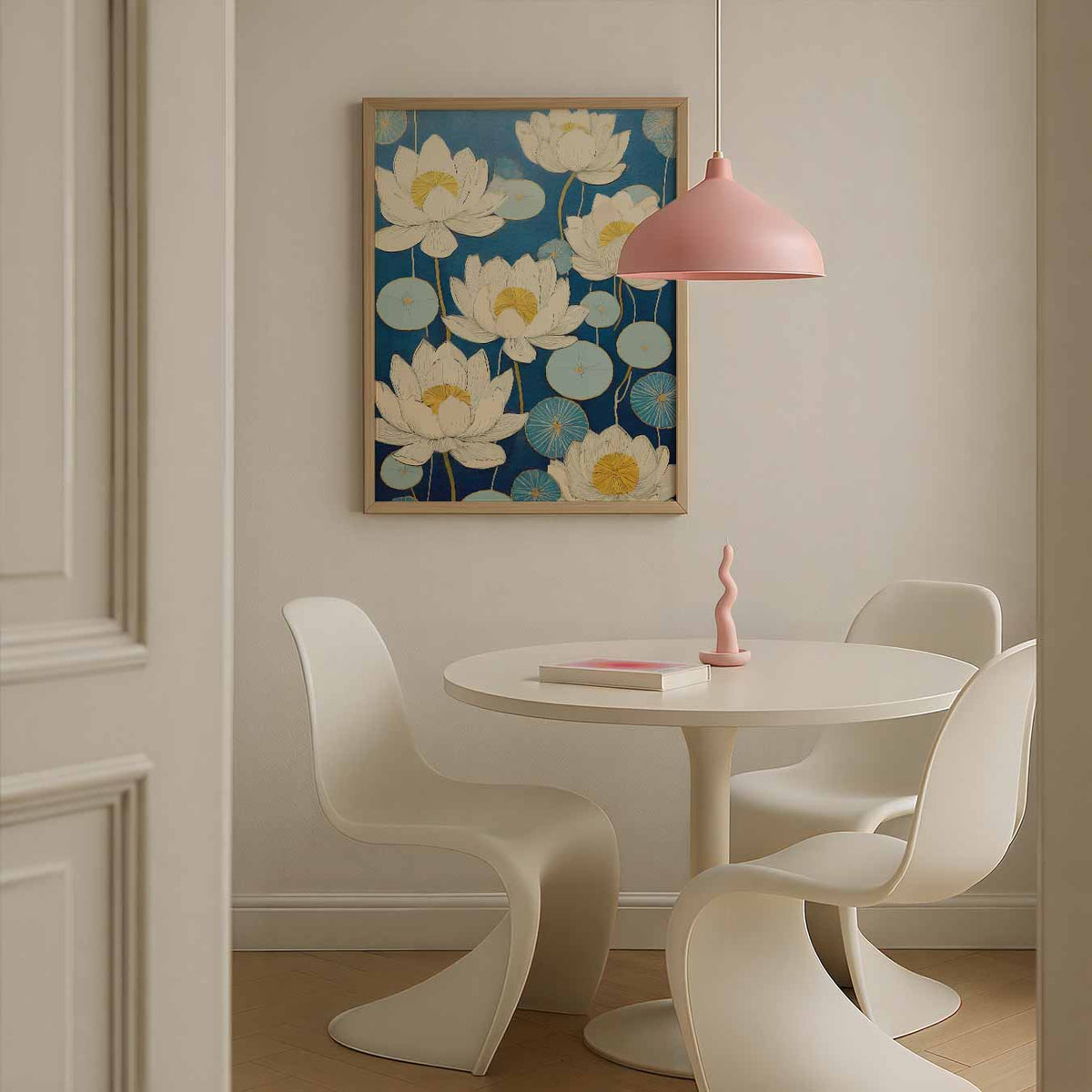 Bloeiende Lotus Droomposter – bloemen poster in staand formaat