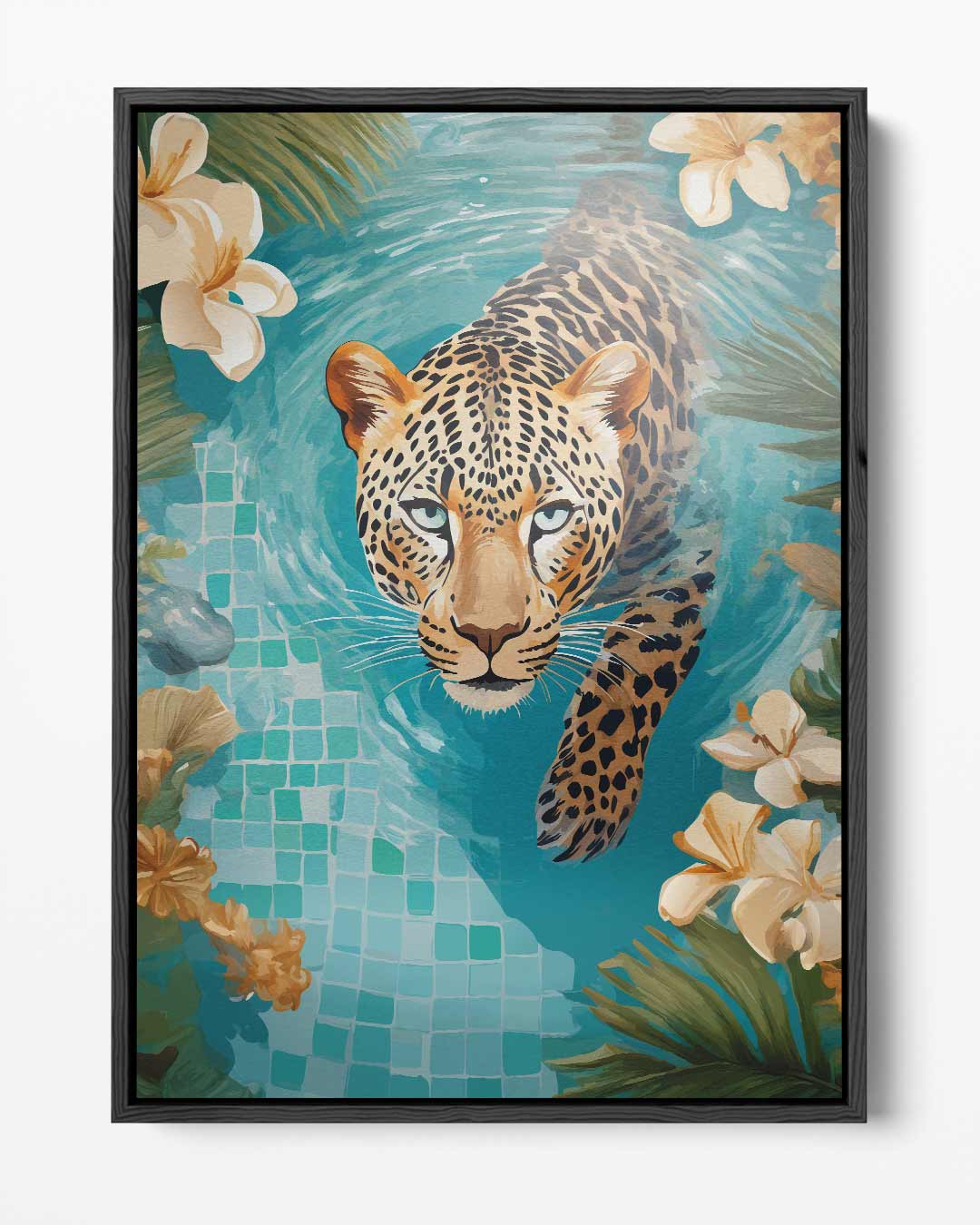 Opera d'arte Leopardo Maestoso ai Tropici