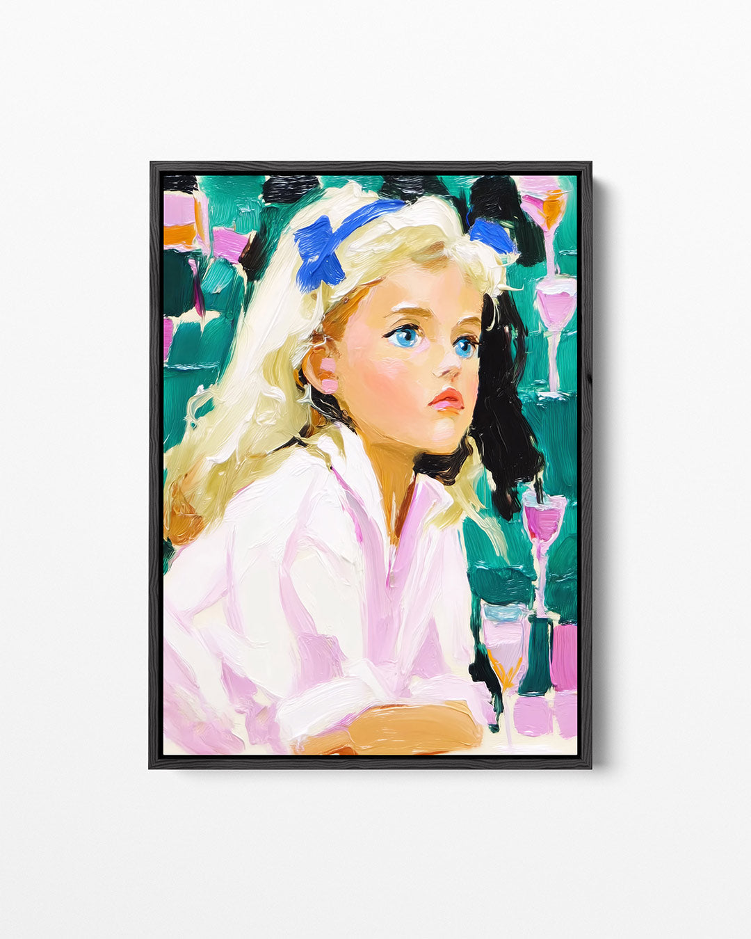 Portretstudie – Wanddecoratie kunstwerk – staand wanddecoratie kunstwerk