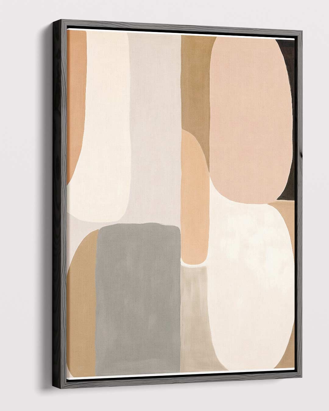 Aards Verlangen - Abstracte Harmonie in Kleur – dibond kunstwerk als wanddecoratie