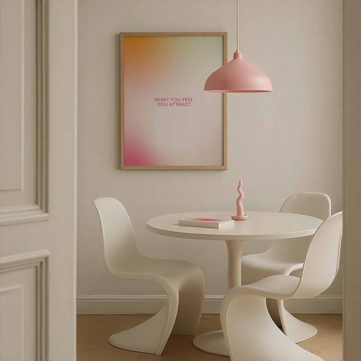 Positieve Vibes – staande mindful wanddecoratie van WallArtistic