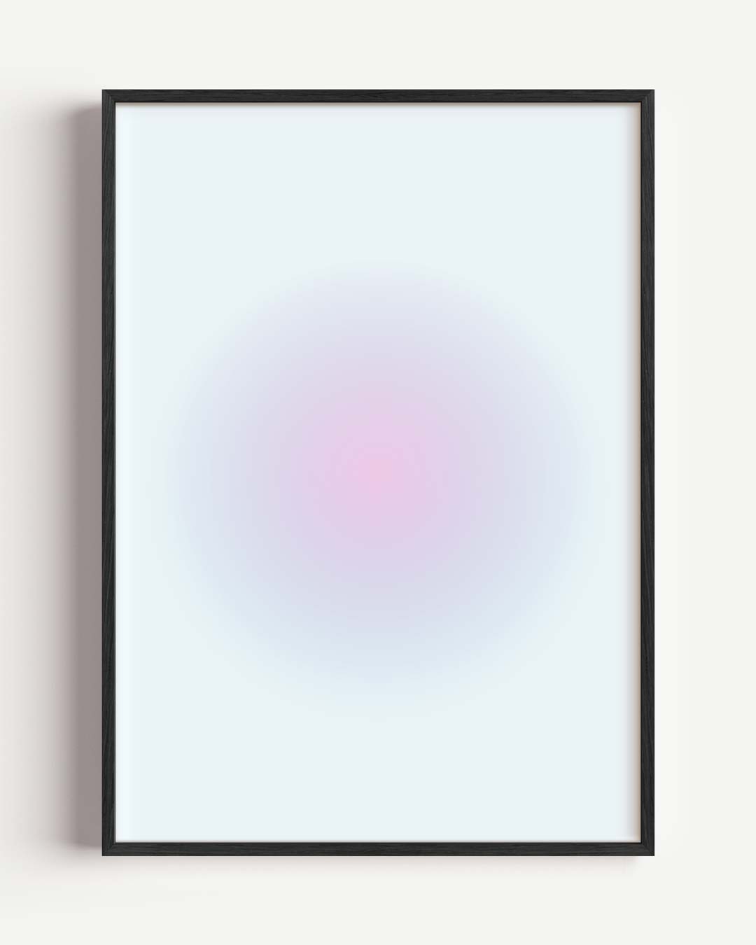 Rustgevende Regenboog Cirkel – mindful portret poster als wanddecoratie
