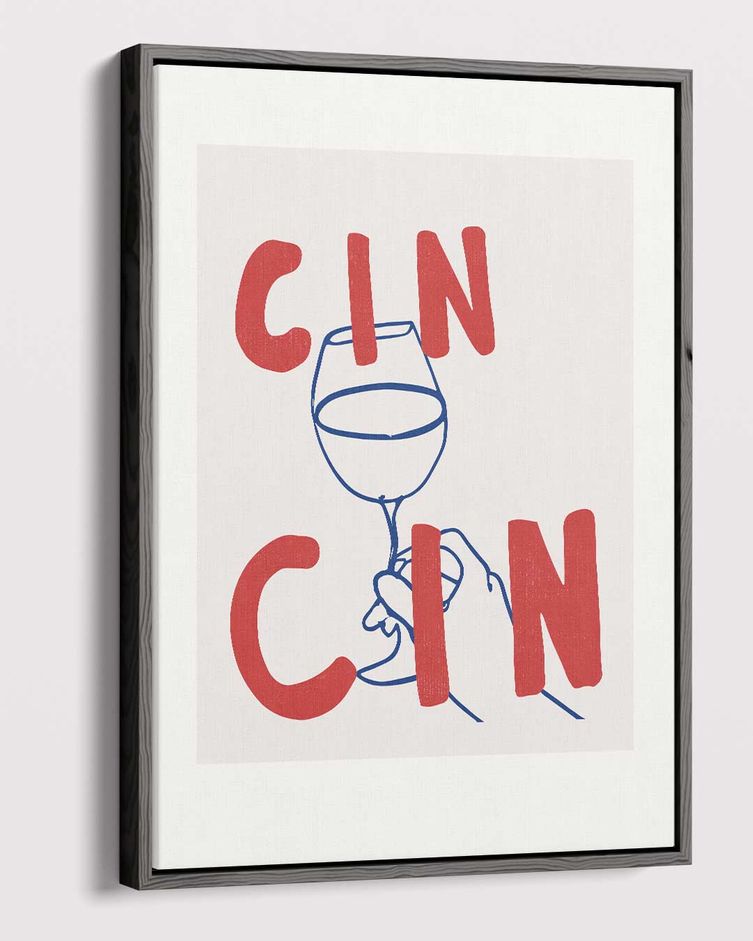 Cin Cin Cheers Wanddecoratie – dibond kunstwerk als wanddecoratie