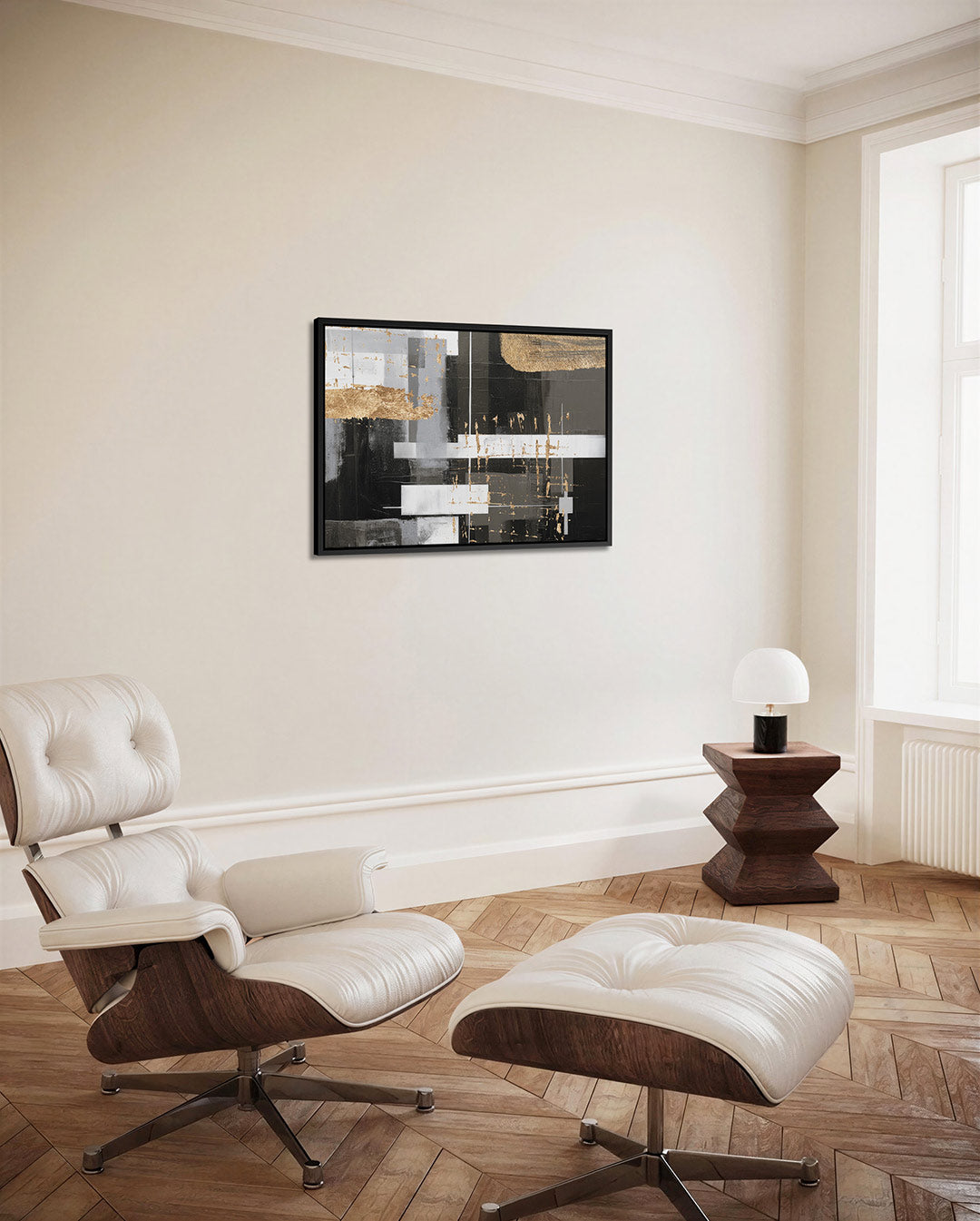 Gelaagde compositie – alternatieve weergave van het kunstwerk