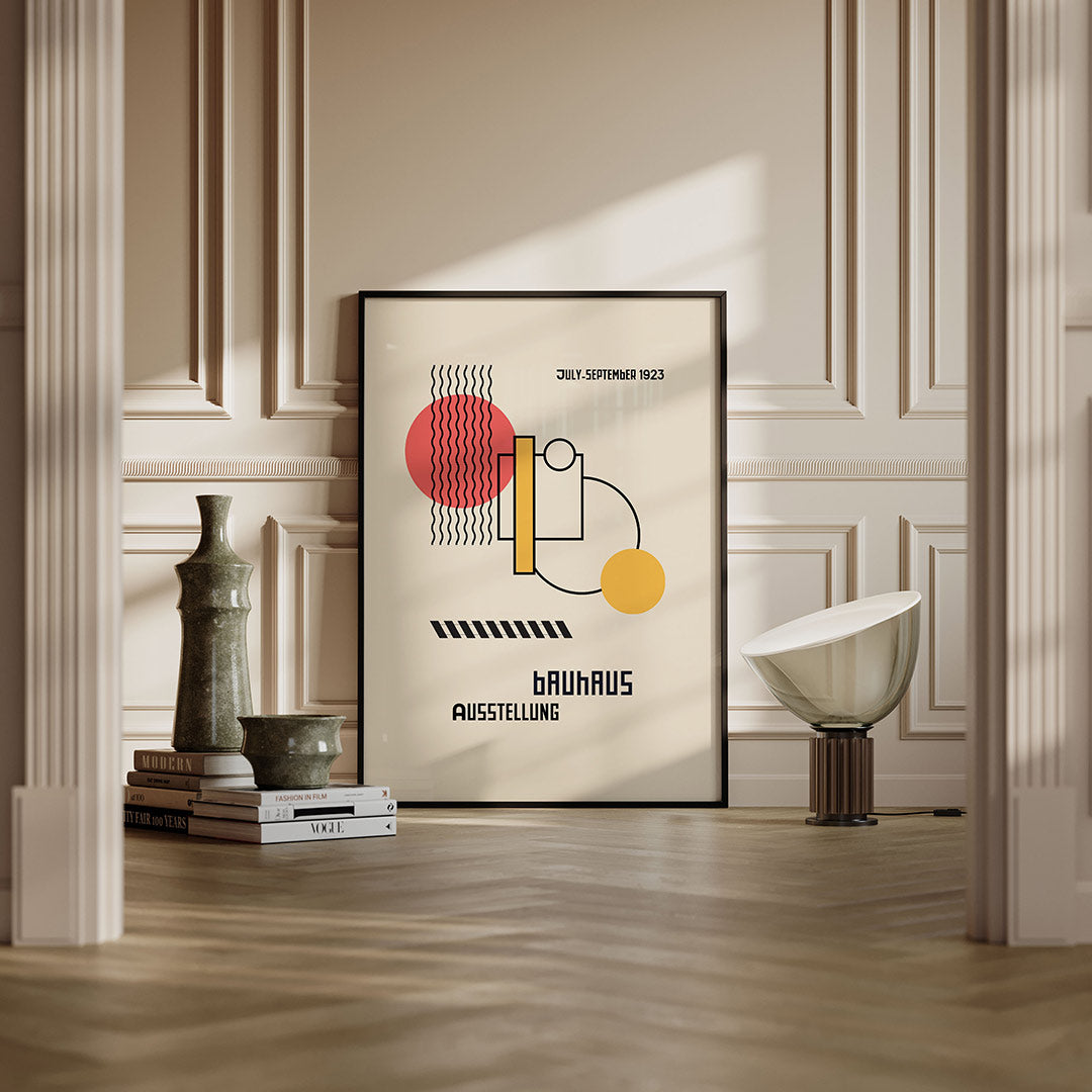 Vormen en lijnen – moderne Bauhaus wandkunst als poster