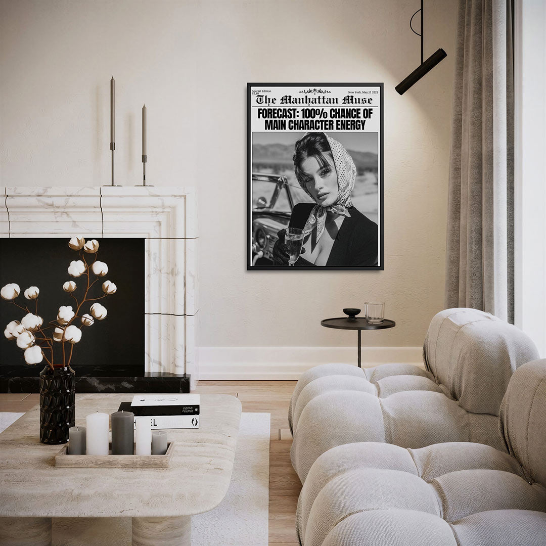 Stijlvolle nostalgie – staand wanddecoratie kunstwerk