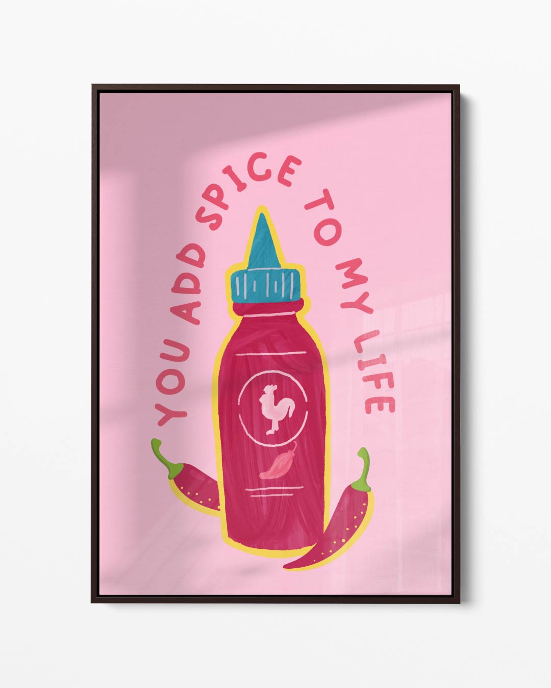 Spice Up Your Life Wandkunst – portret kunstwerk als wanddecoratie