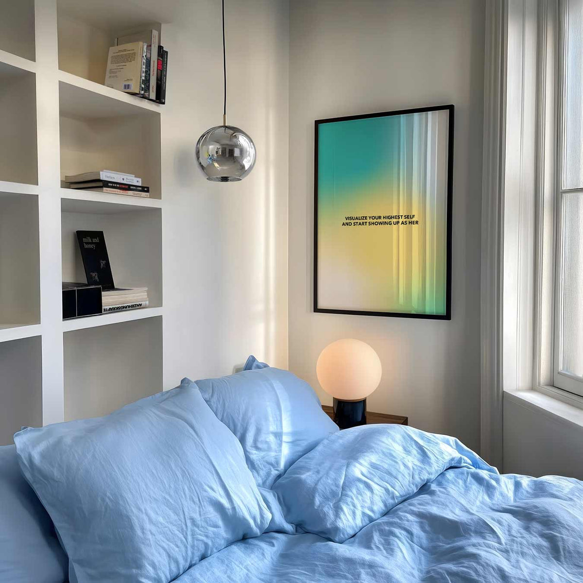 Inspirerende Motivatieposter – mindful poster als rustige wanddecoratie