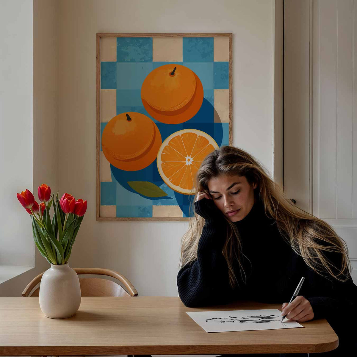 Citrus Verfrissing – keuken portret poster, afbeelding 7