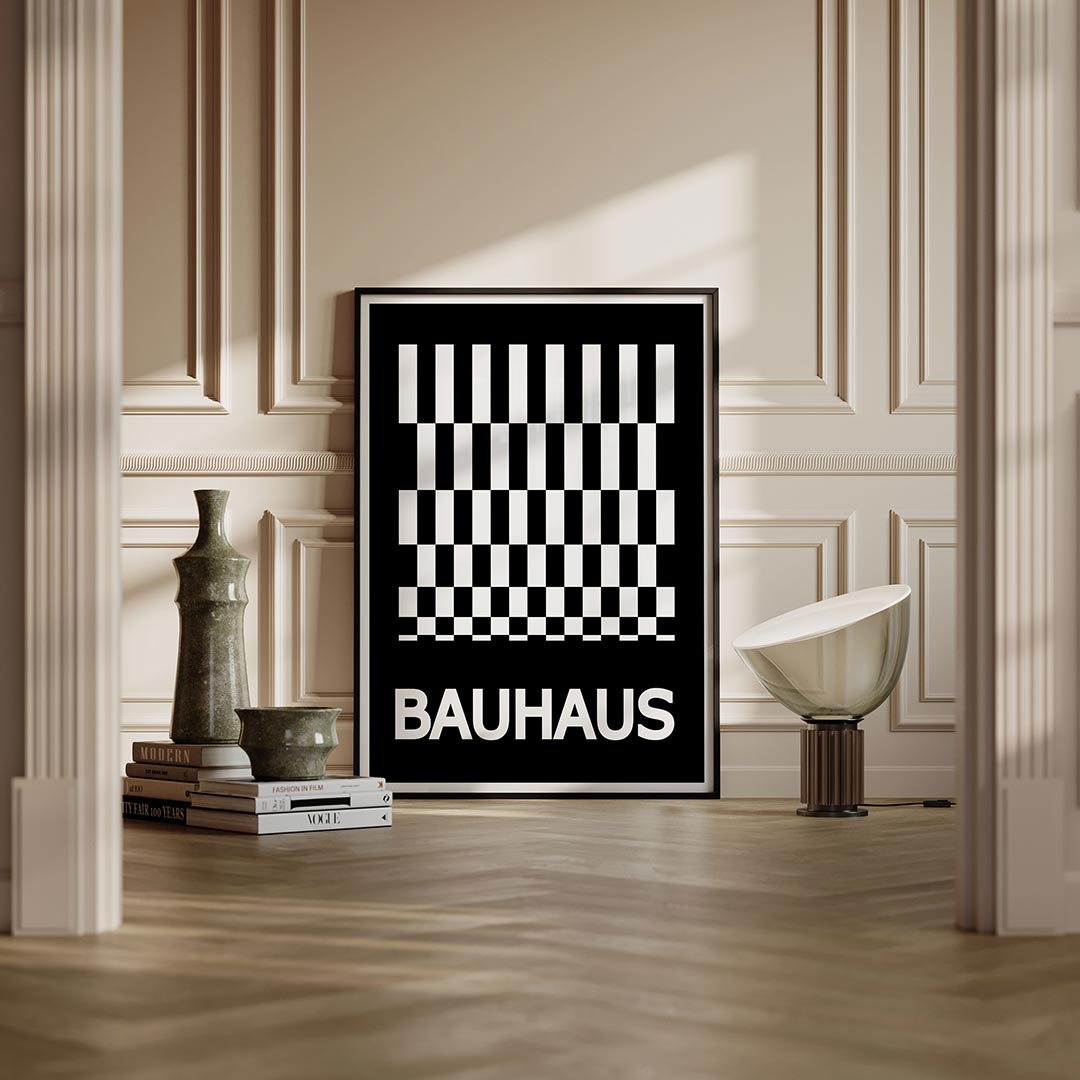  – moderne Bauhaus wandkunst als poster