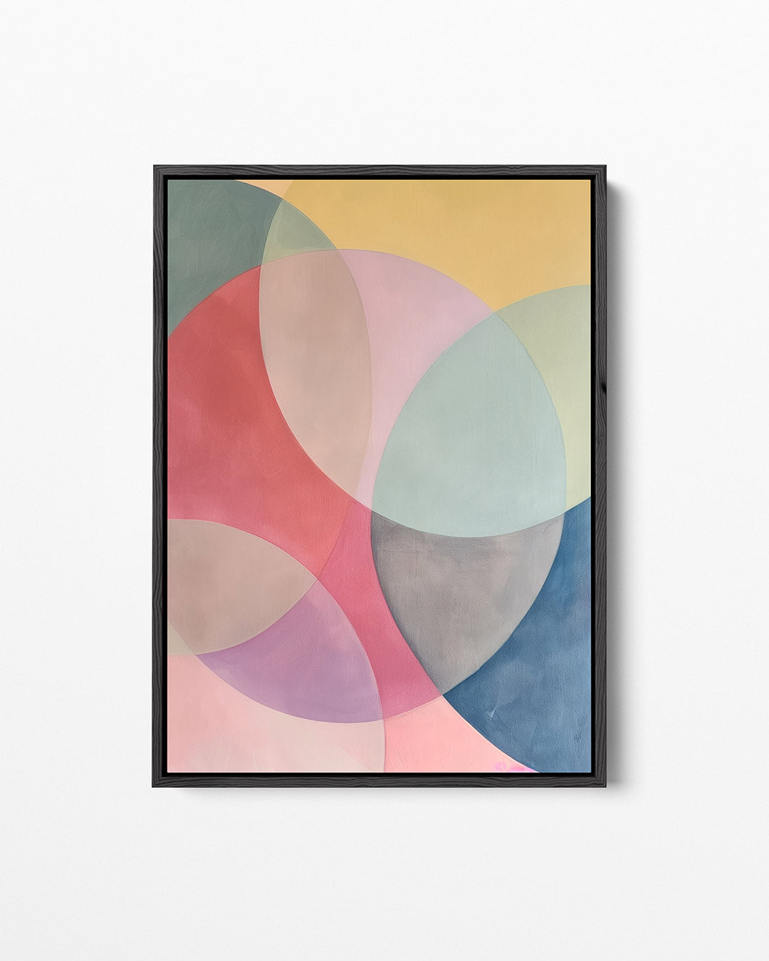 Kleurrijke cirkelpatronen – staand wanddecoratie kunstwerk