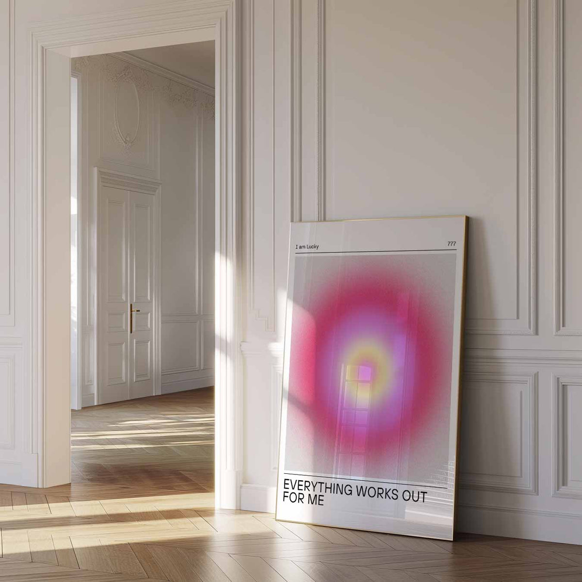 777 Lucky – mindful poster in staand formaat
