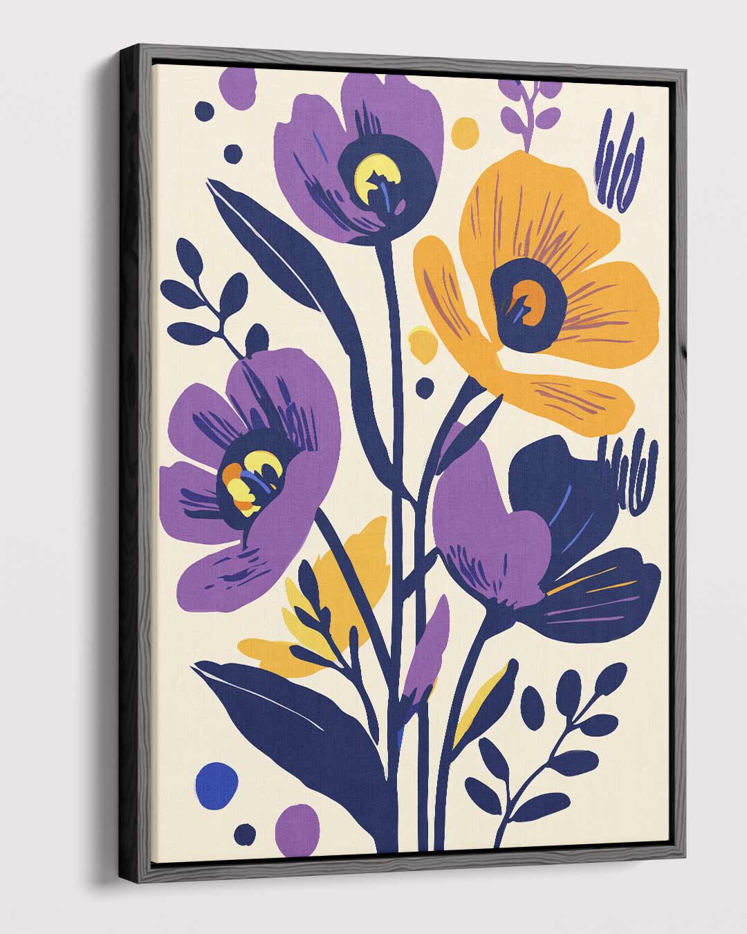 Bloemen Symphony – dibond kunstwerk als wanddecoratie